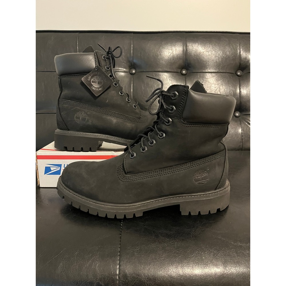 Timberland Mens 6 Inch Premium Waterproof Boot‎ Black Nubuck